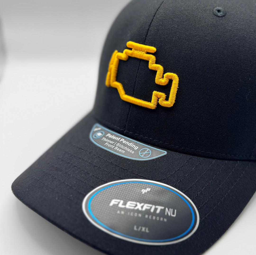 3D Embroidered Check Engine Hat - Only 9 made